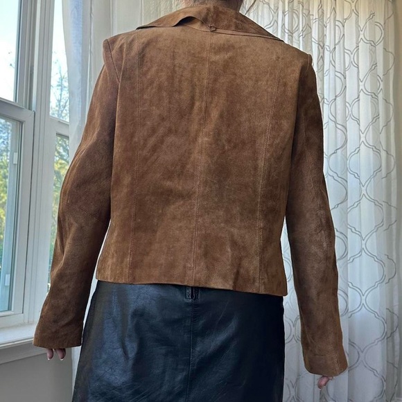 Suede Ruffled Jacket - Picture 7 of 7